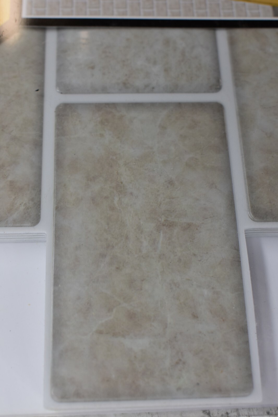 Lot Of 9 Various Style Decor Wall Self Adhesive Tiles Stick Marble Design