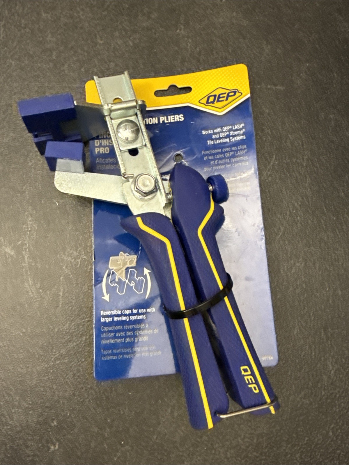 QEP 99784: PRO Installation Pliers Fully Adjustable Head & Stop-Pin – Steel Body