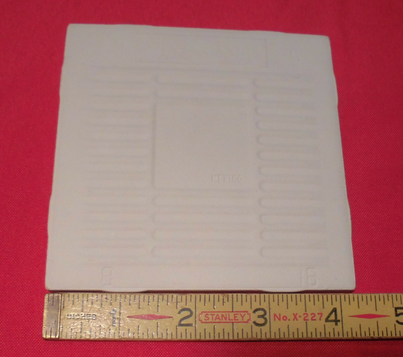 1 pc. *White* Ceramic Tile by Daltile 4-1/4″ Dal-Dura; Crystalline, Matte, New
