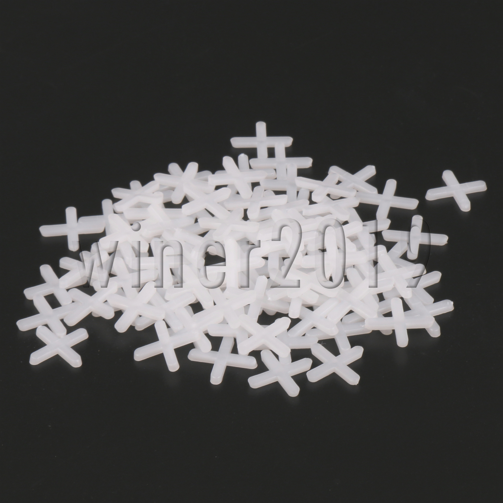Traditional Flexible Tile Spacers for Floor 1/8 Inches Wide White Pack of 500