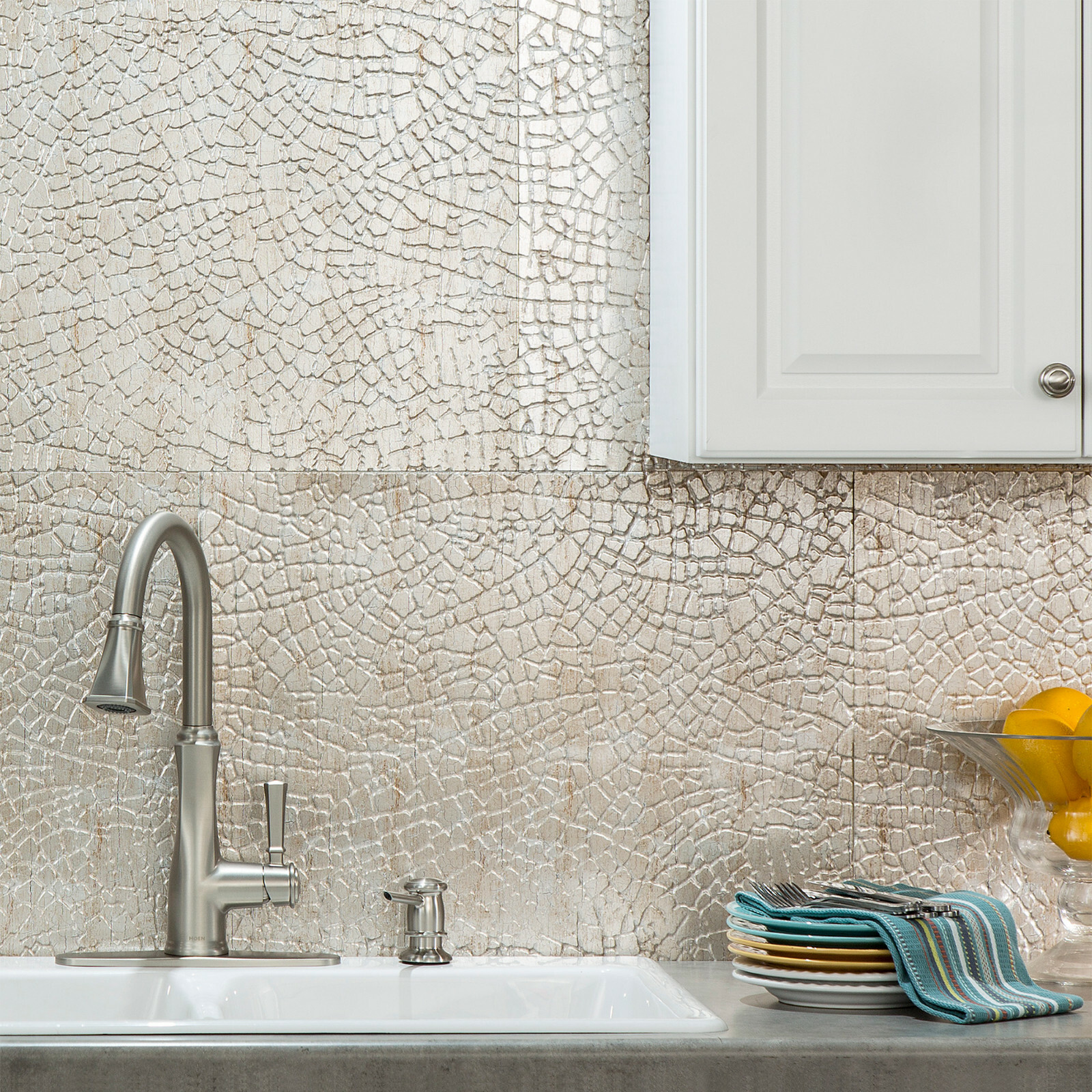 Fasade 18in x 24in Safari Backsplash Panel