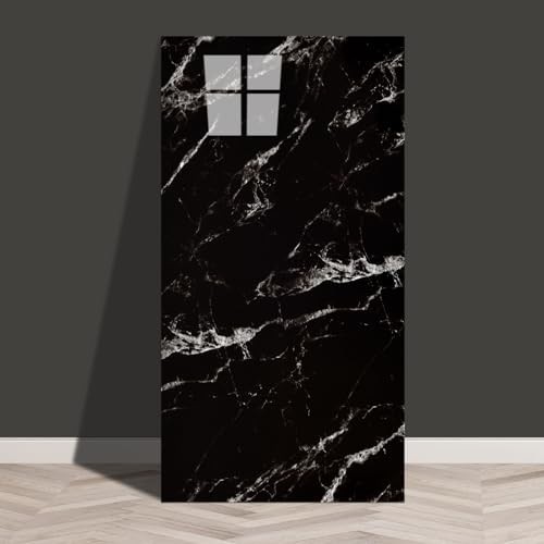 Peel and Stick Wall Panels – 20 Pieces, 23.6×11.8in, Lightweight Marble Look Bac