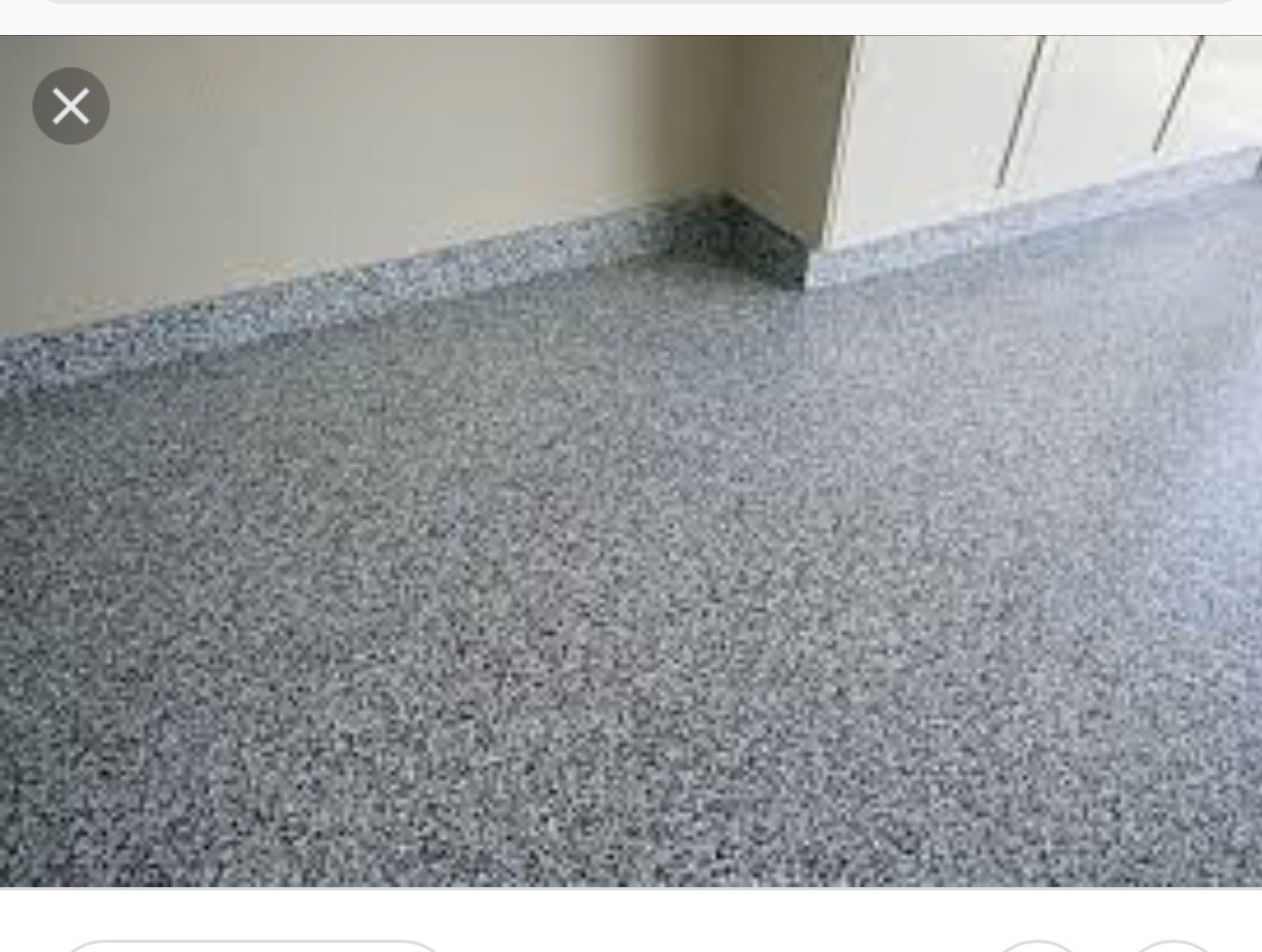 CHIPS FLAKES FOR EPOXY FLOORS DOMINO TUXEDO MIX 1/4” 25 Lb Box