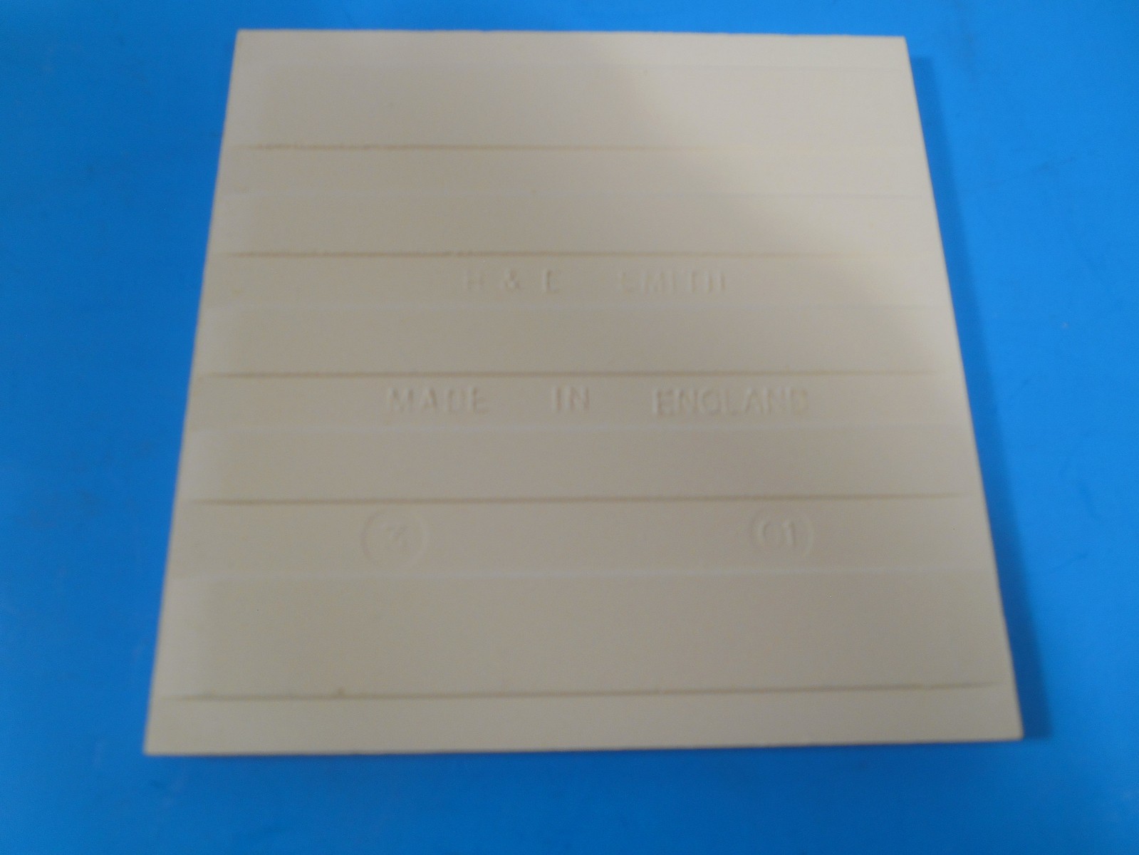 Case of 108 H&L Smith 4-1/4″x4-1/4″ Unglazed Ceramic Tiles NOS