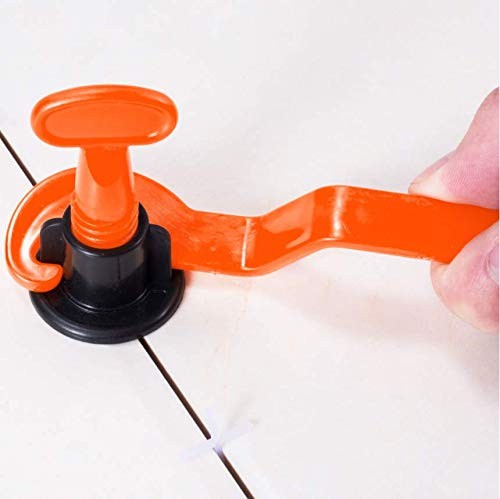 Tile Leveling System Kit with 100 Pcs Tile Leveler, 2 Wrenches, 500 Tile Spacers