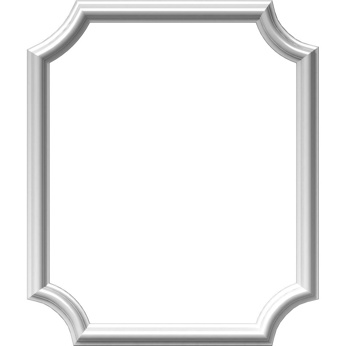 Pnl20x24as02 20″w X 24″h X 1/2″p Ashford Molded Scalloped Wainscot Wall