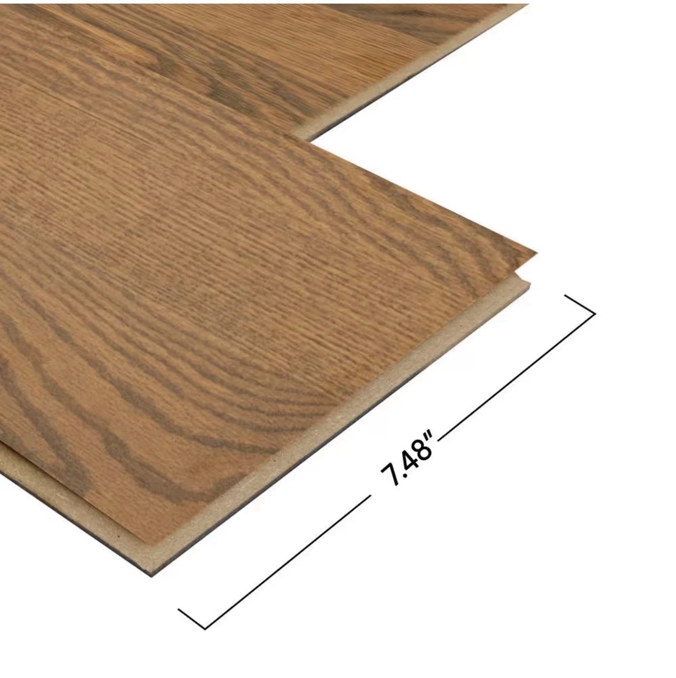XP Burnt Anndel Oak 10 Mm T X 7.4 In. W X 47.2 In. L Water Resistant Laminate Wo
