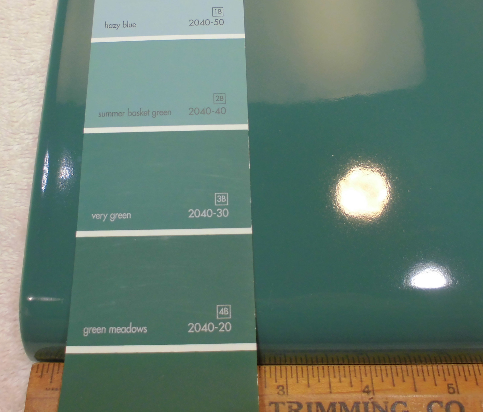 Vintage…Green…6″ x 6″ Double Bullnose Glossy Ceramic Tile…by Mid-State Co