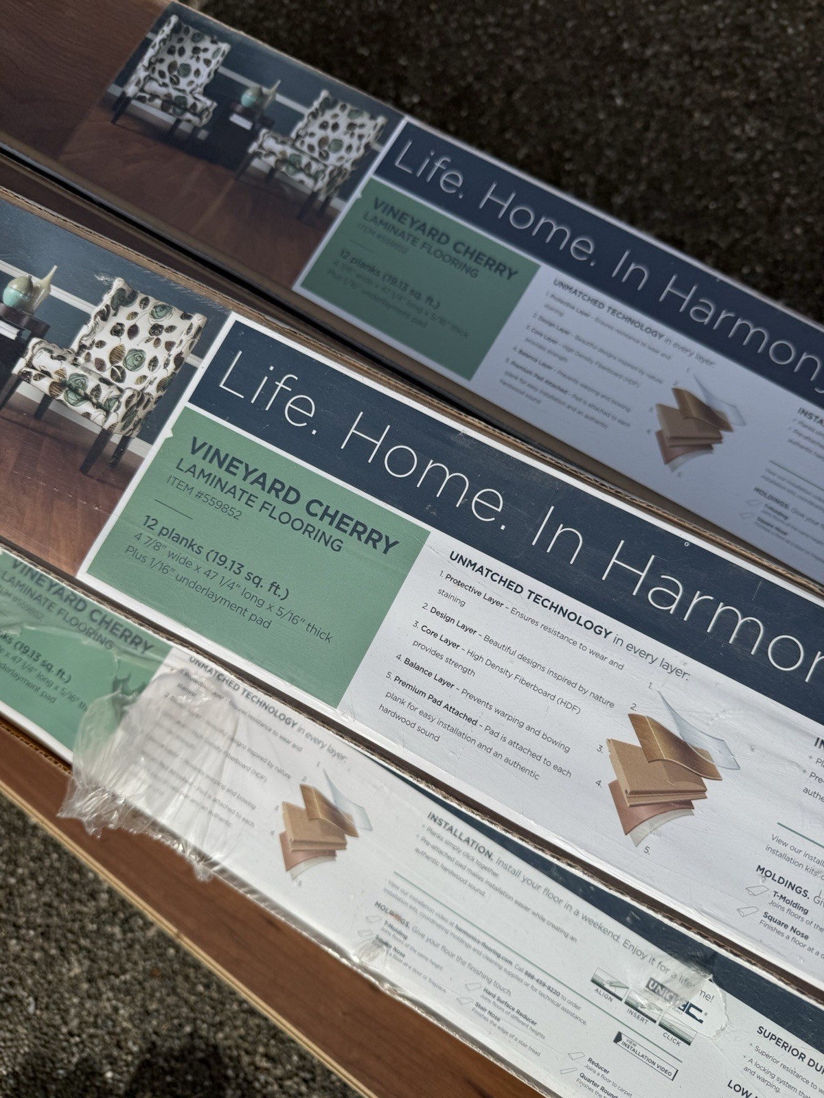 Harmonics Vineyard Cherry Laminate Flooring