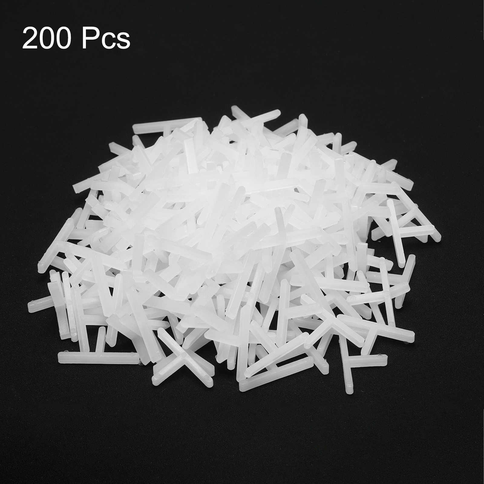 200pcs Tile Spacers 2mm Hard Plastic T Type Tiles Leveler Spacer for Ceramic