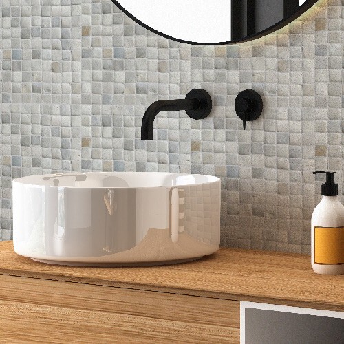 MOLAR 3 Grey Natural Stone Mosaic Wall & Floor Tile ($16.34/SqFt)