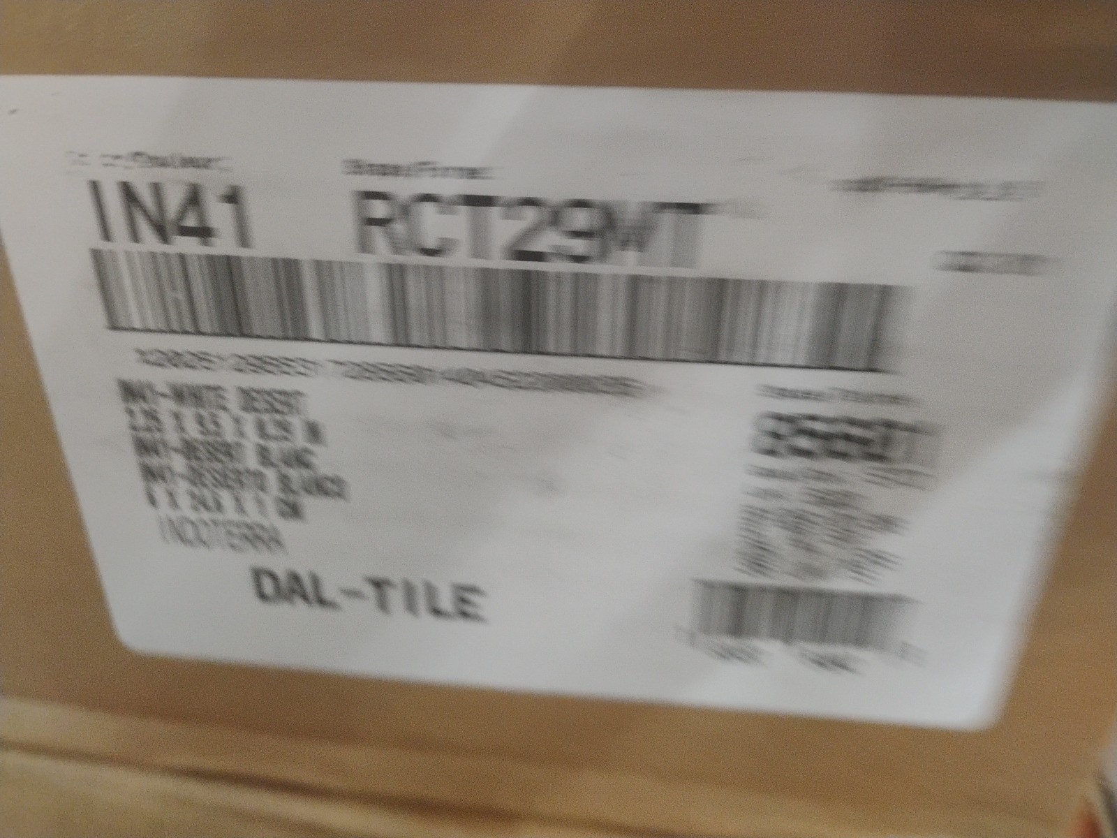 Dal-Tile 2.25×9.5x.039 White Desert Tile 5.72 SF 36 Units