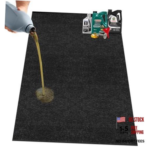 36″ x 60″ Oil Drip Mat for Garage Driveway, Reusable Floor Oil Spill Leak