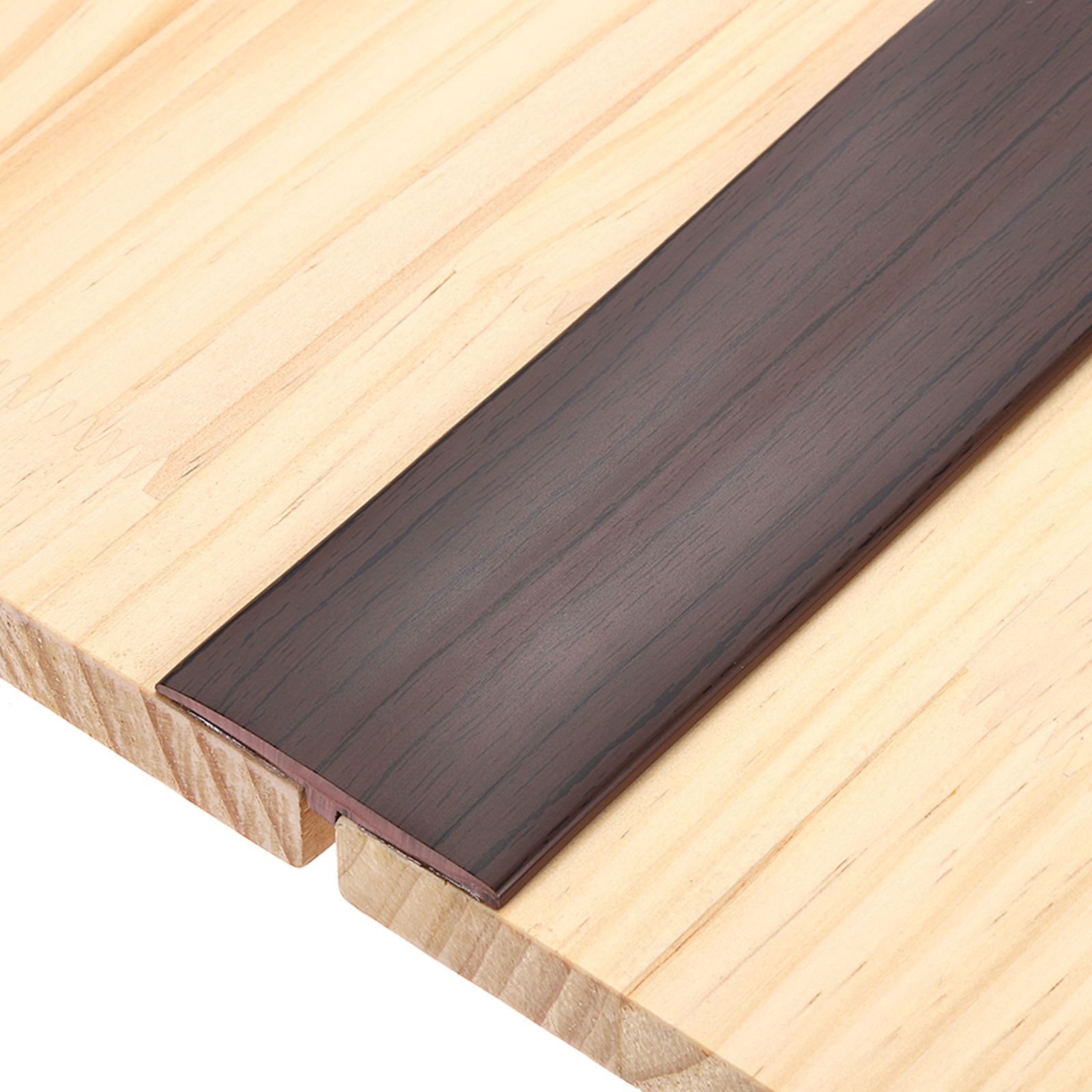 T-Molding Transition Strips 3.28 Ftx1.97″ Flooring Edging Trim Black Walnut]