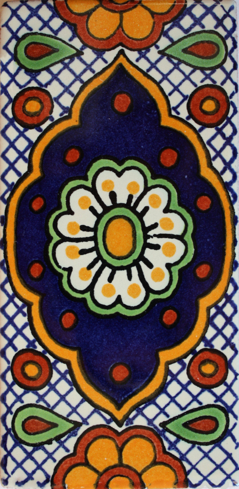 6″ x 3″ 8 pcs Terni Subway Mexican Clay Tile Handmade Talavera Backsplash