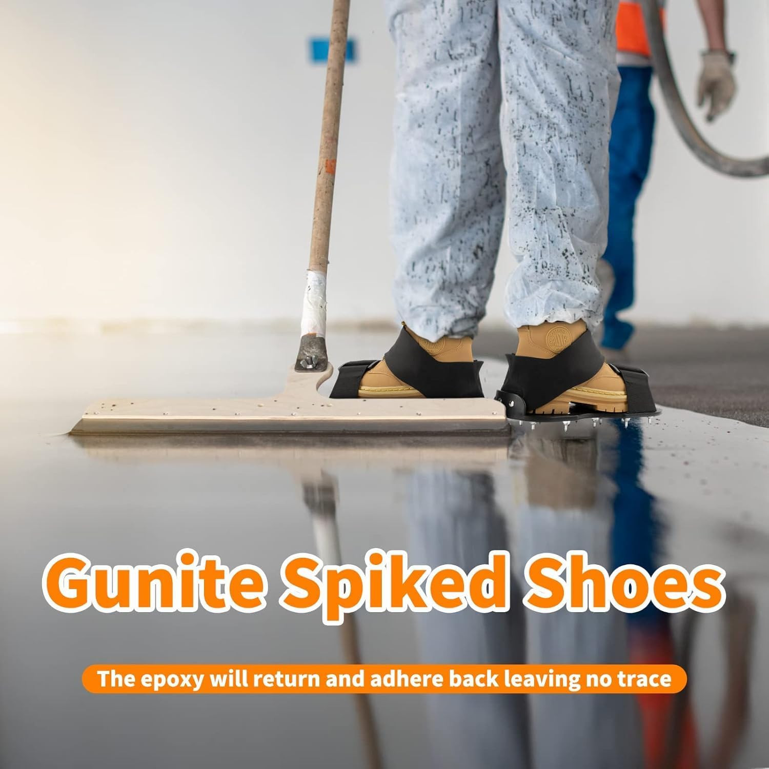 Epoxy Floor Spiked Shoes Fully Assembled Gunite Spiked Shoes with 3/4″ Short