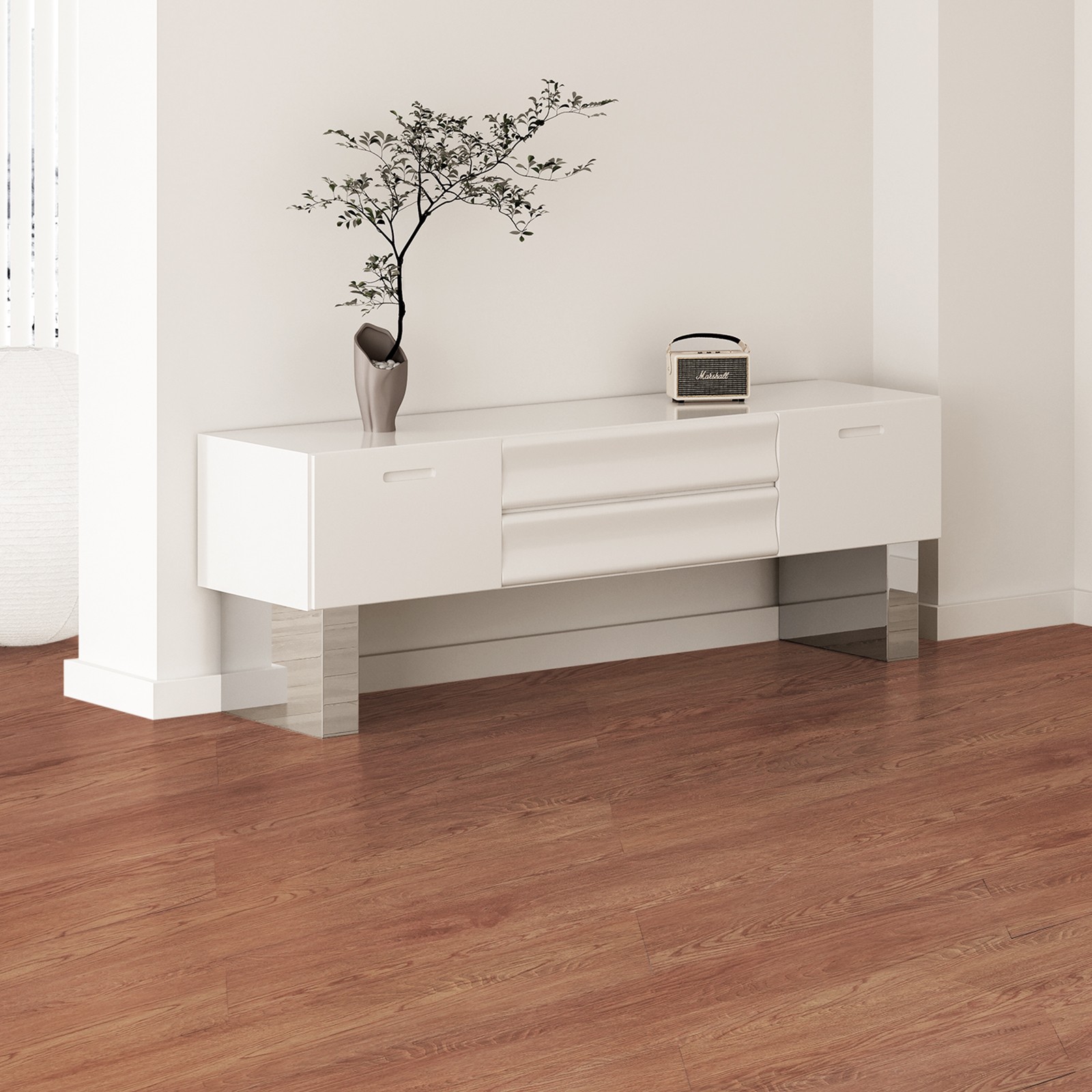 VEVOR 36 PCS 54sq.ft Self-Adhesive PVC Vinyl Floor Wood Grain Tiles Peel Stick