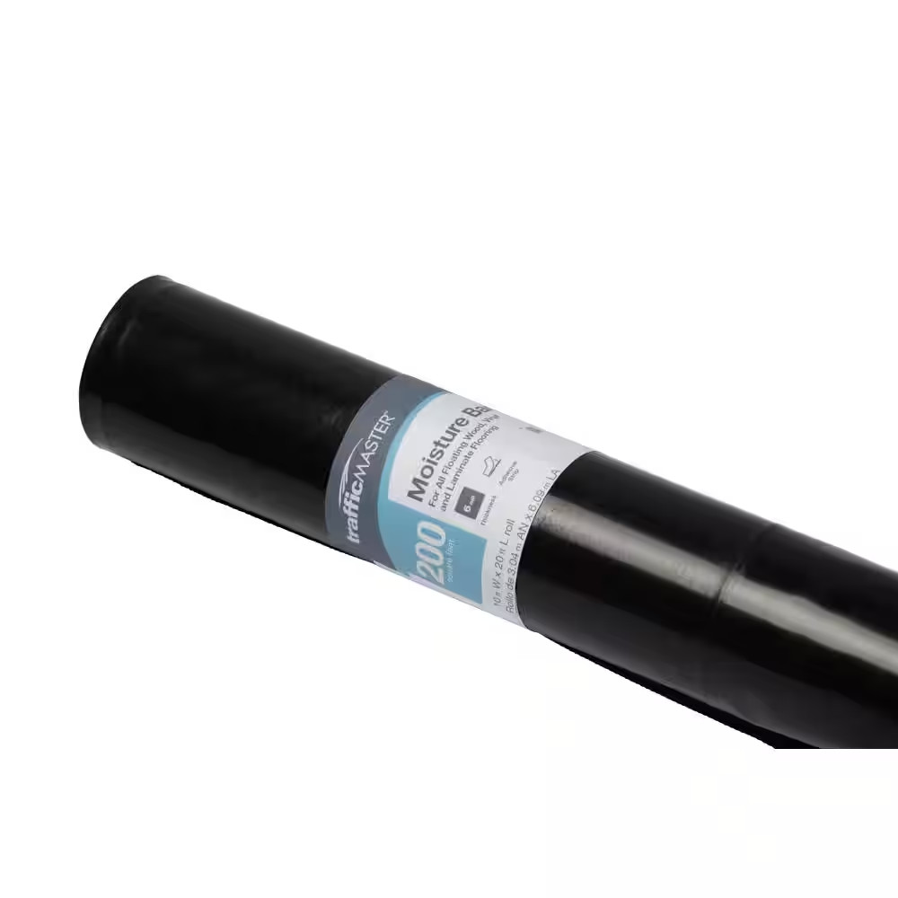 200 Sq. Ft. Roll 120 In. W X 20 Ft. L X 6 Mil T Moisture Barrier Underlayment fo