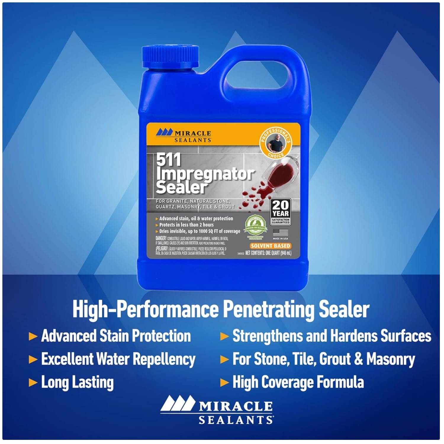 511 Impregnator Sealer Gallon – Stone Tile Grout Protection