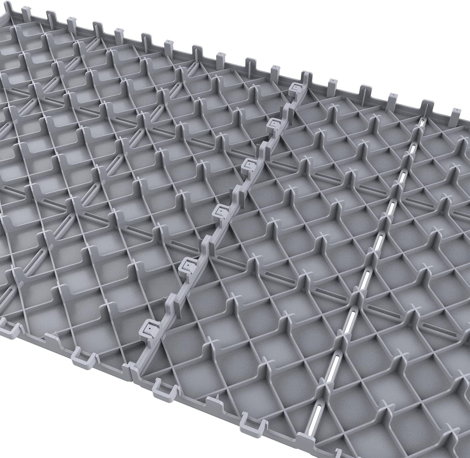 30-Pack Weather-Resistant Interlocking Patio Deck Tiles – Gray Outdoor Flooring