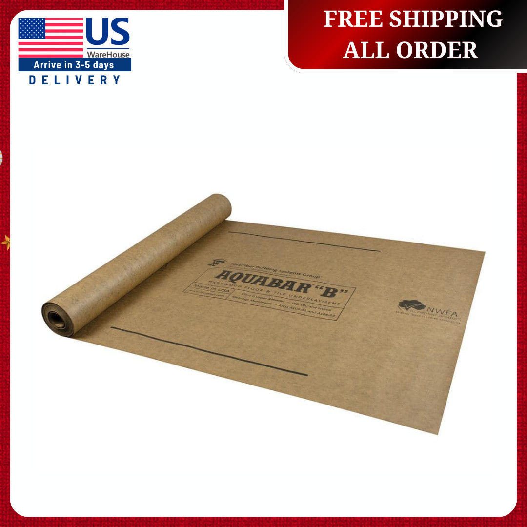NEW Aquabar B Tile Underlayment Roll 36 in. Wide x 167 ft. Long x 7 mil Thick