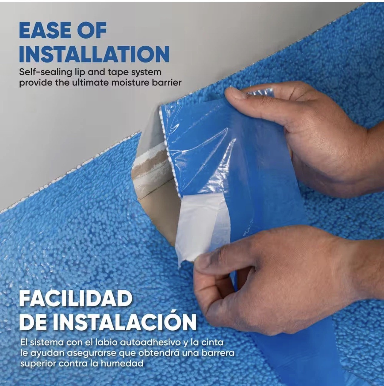 Airguard 100 Sq. Ft. 40 In. X 30 Ft. X 2 Mm 5-In-1 Underlayment with Microban fo