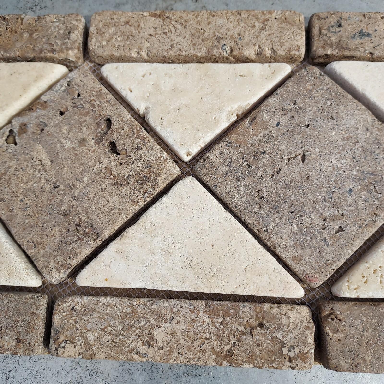Accent Tile Decorative Border Mosaic 6″x12″x3/8″(10Pieces)Shower/backsplash