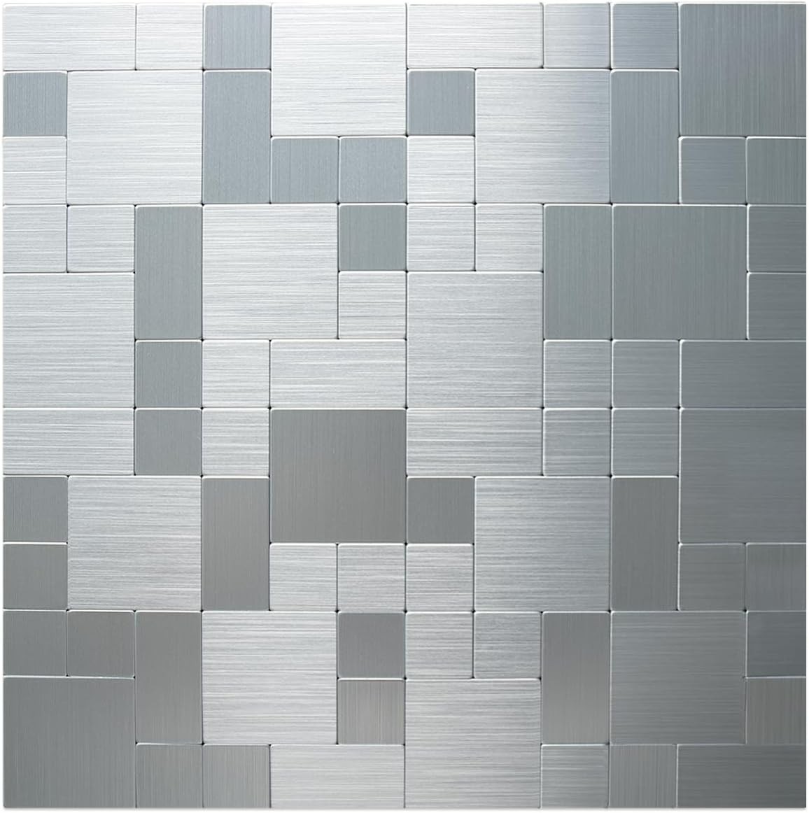Modern Stainless Steel Backsplash Tiles