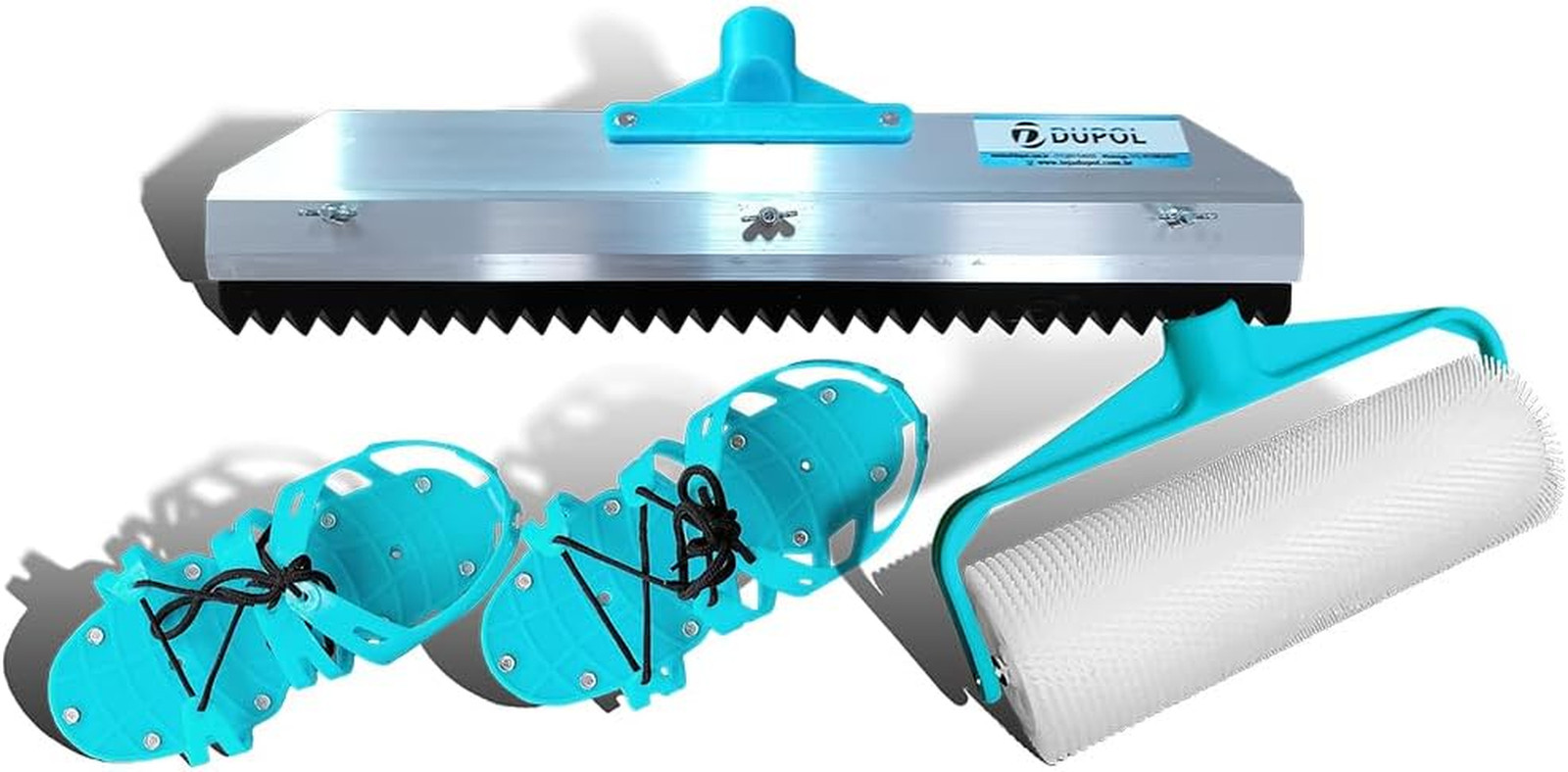 Professional Epoxy Floor Tool Kit – Self Leveling Flooring Tools with Spiked Rol