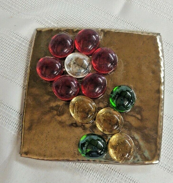 SILVER CERAMIC TILES MADE IN SPAIN WITH DECORATIVE GLASS FLOWERS