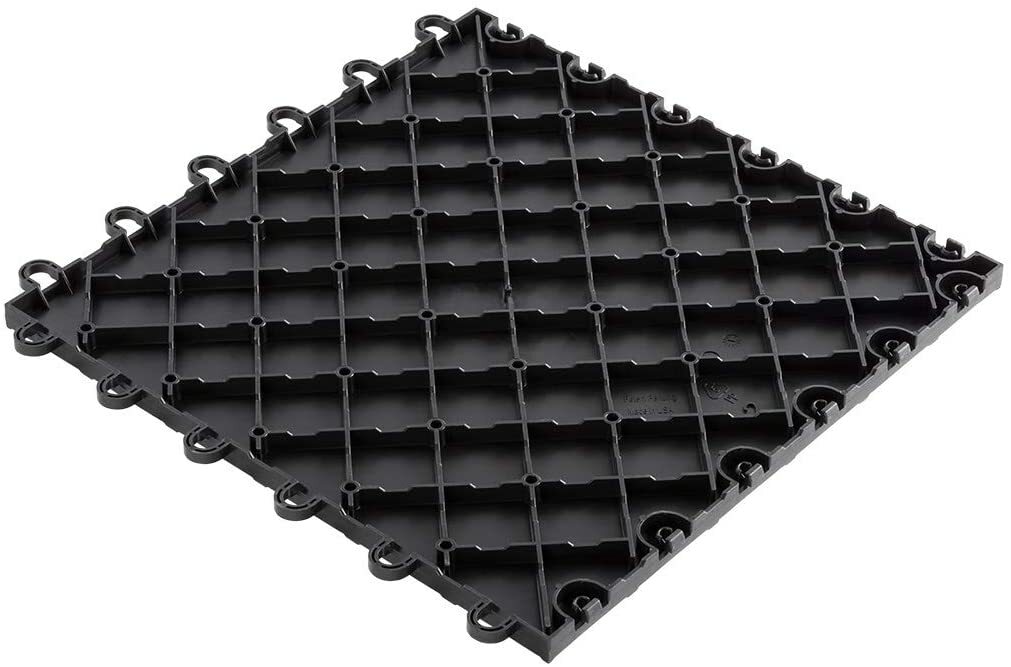Speedway Tile 12″ x 12″ Black Garage Floor Tile (10 Pack)