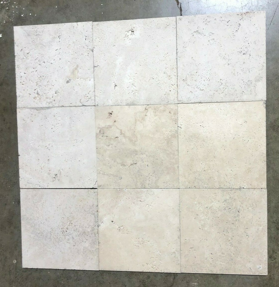 12×12 Tile Brown Travertine Remodel Backsplash Wall Floor BOX OF 5 TILES T-51