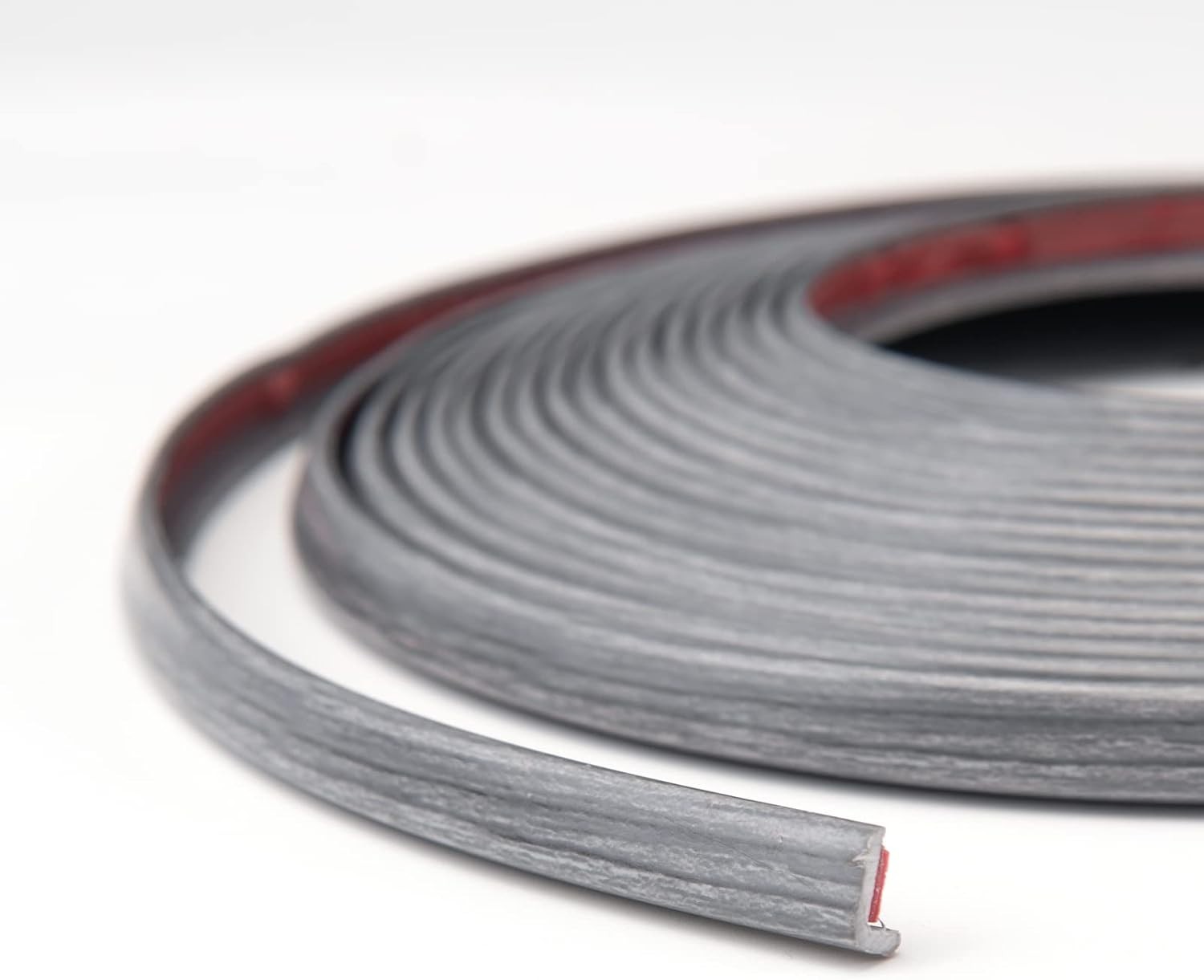 20Ft Peel and Stick Vinyl Corner Trim for Tile & Wall Edges – Grey Oak