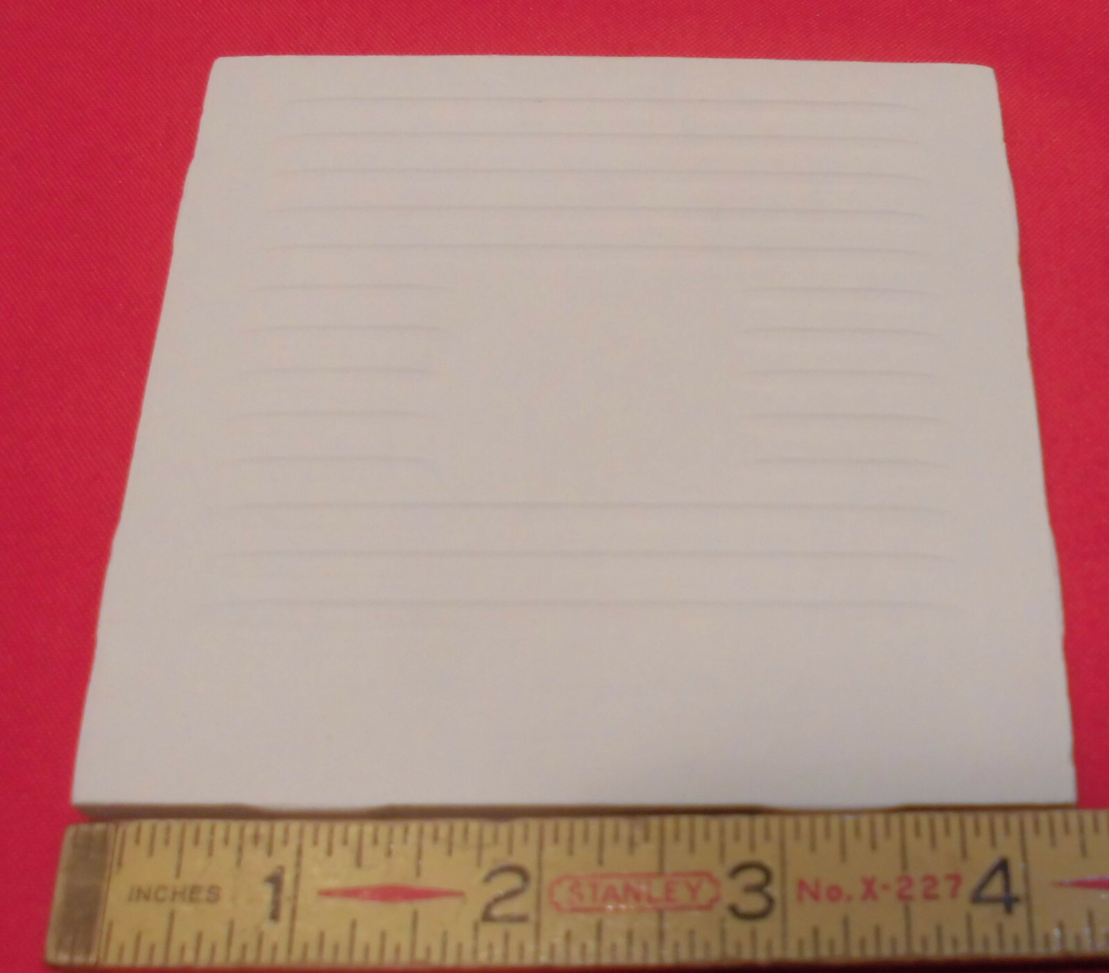 1pc. Designer White #61 Matte Bullnose Ceramic Tile by American Olean 4-1/4″