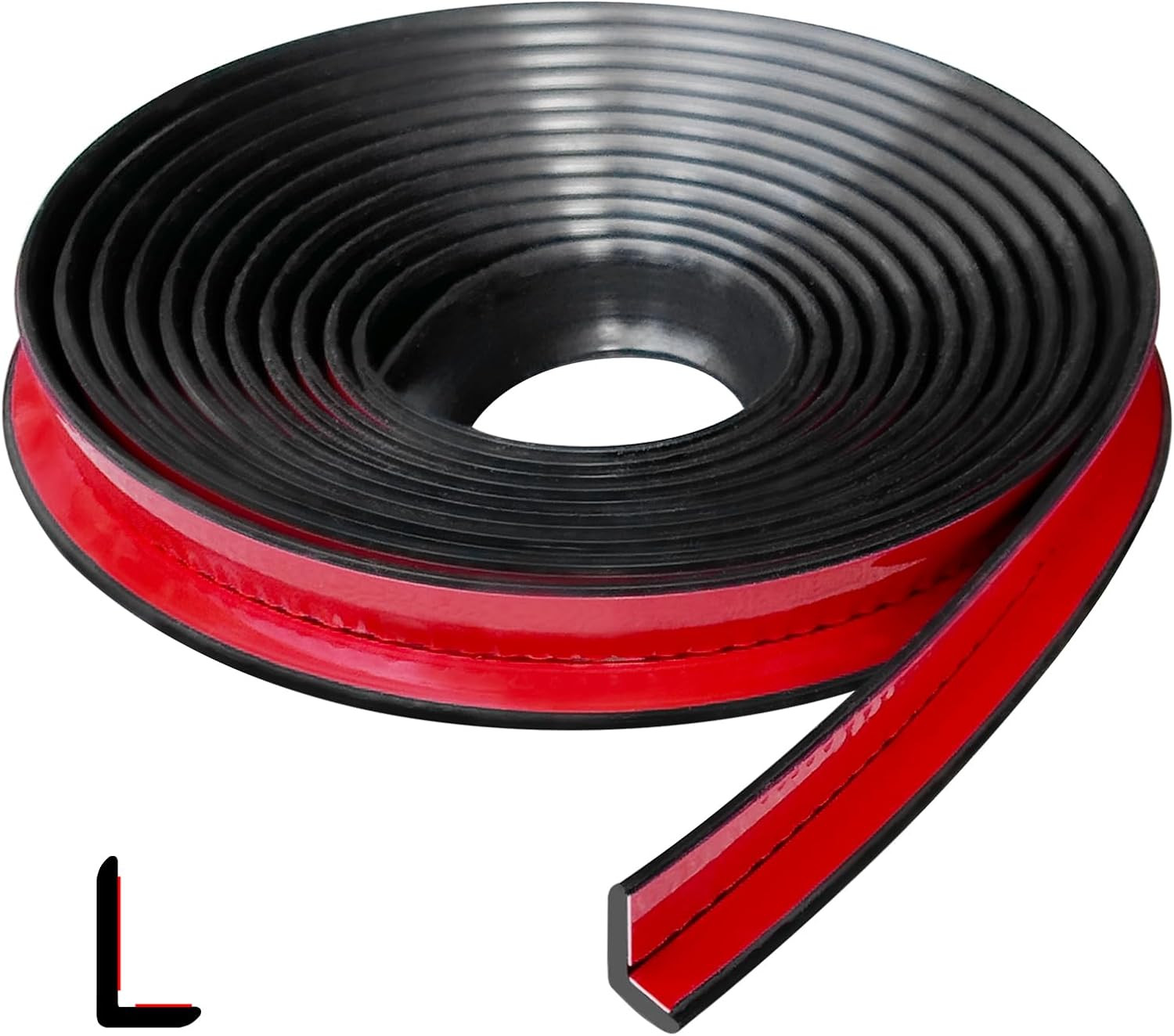 Tile Edge Trim Flexible Rubber L Shaped Small Size Corner Trim Peel & Stick Edgi