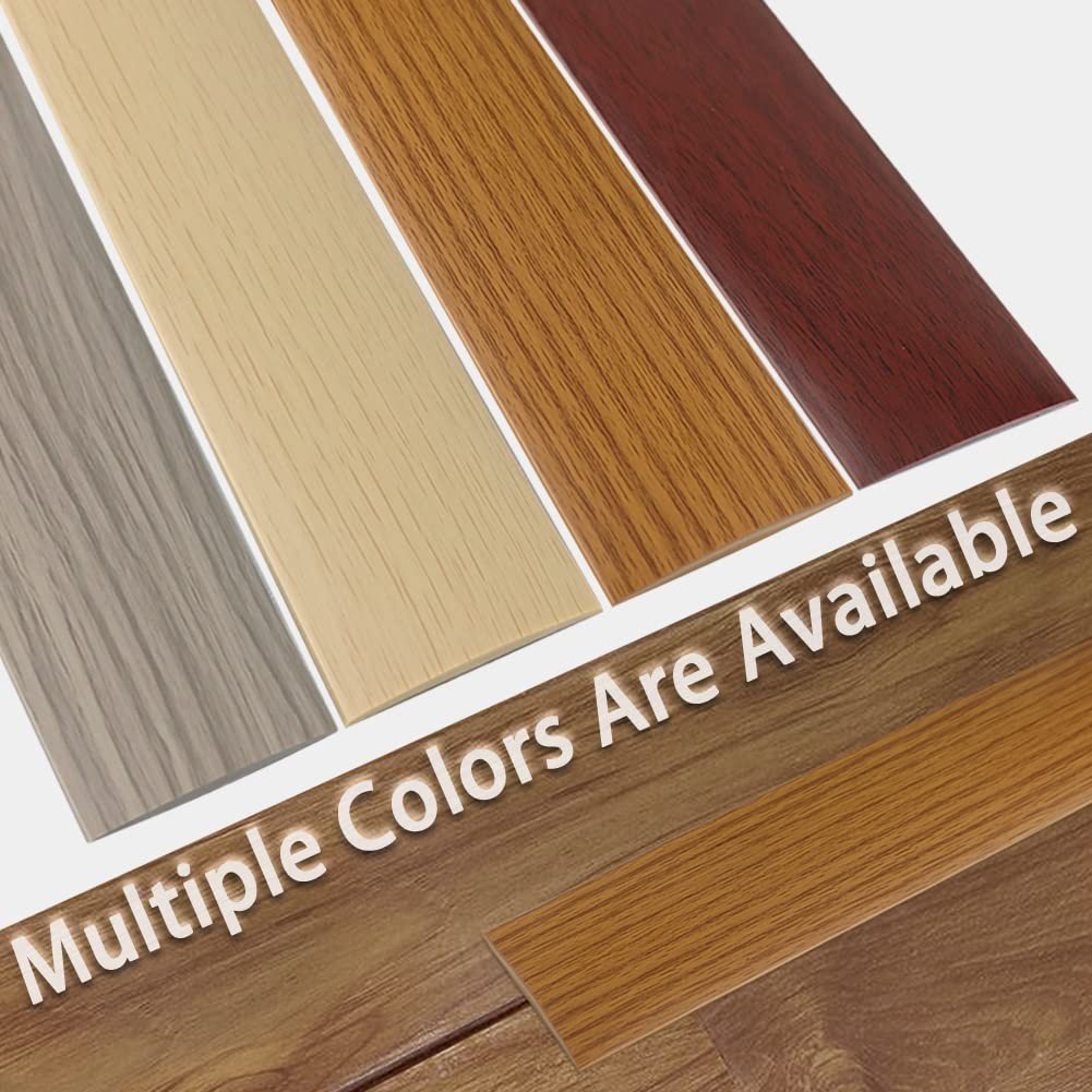 Floor Transition Strip 2″ Self Adhesive Flat Vinyl Flooring Transitions Strip…