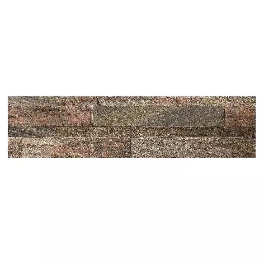 23.6 In. X 5.9 In. Weathered Quartz Peel and Stick Stone Decorative Tile Backspl