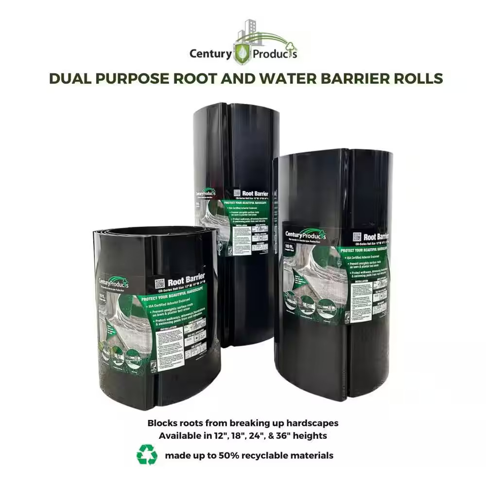 24 In. D X 120 In. L Polyethylene Dual Purpose Root and Water Barrier Rolls