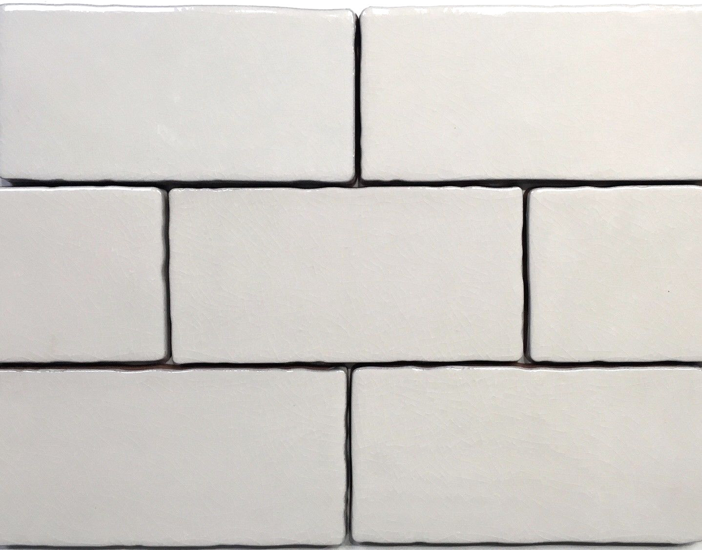 3×6 Biscuit Crackled Glaze Ceramic Tile, Wall Backsplash Kitchen (BOX OF 11 SF)