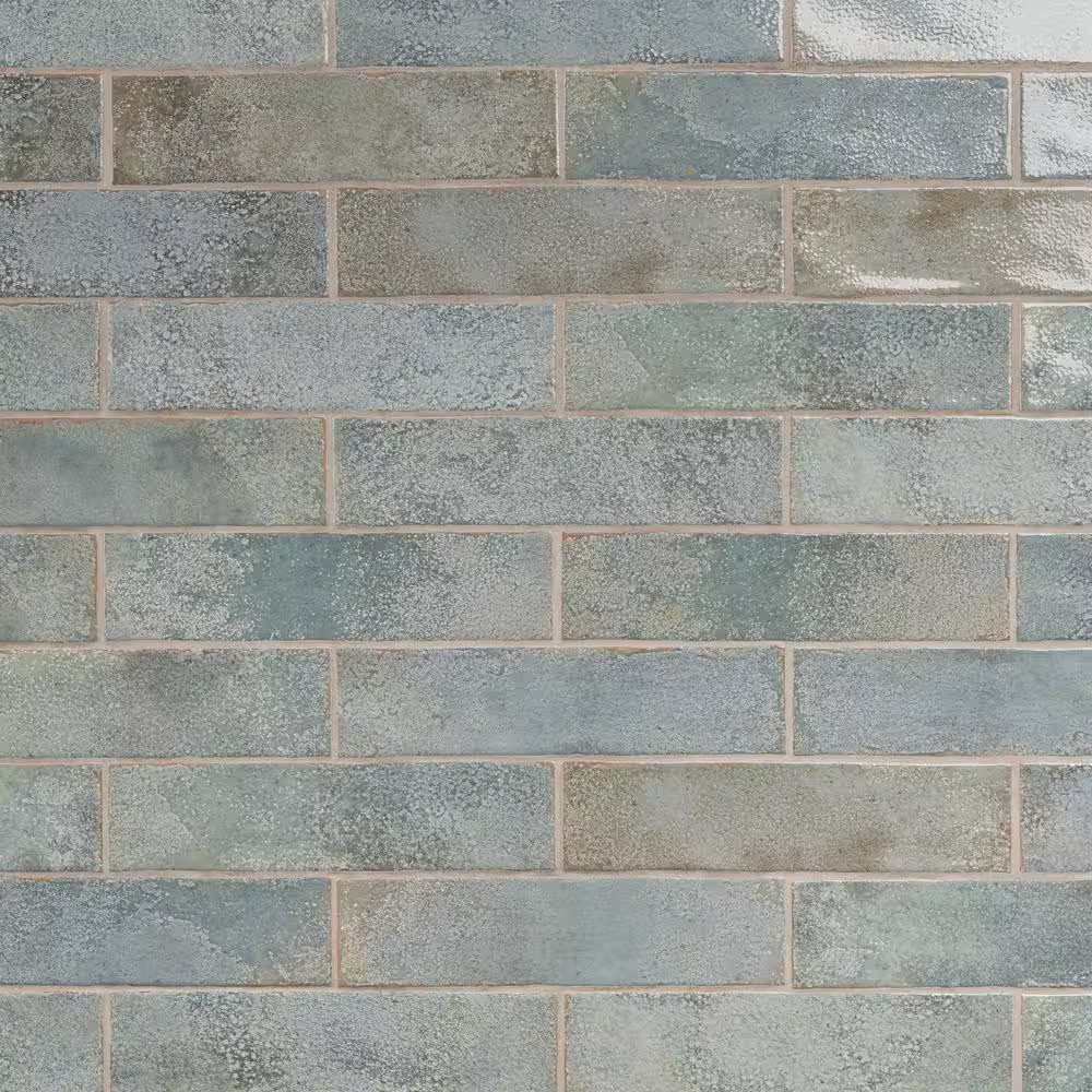 Mandalay Green 2.95 In. X 11.81 In. Polished Ceramic Wall Tile (5.38 Sq. Ft./Cas
