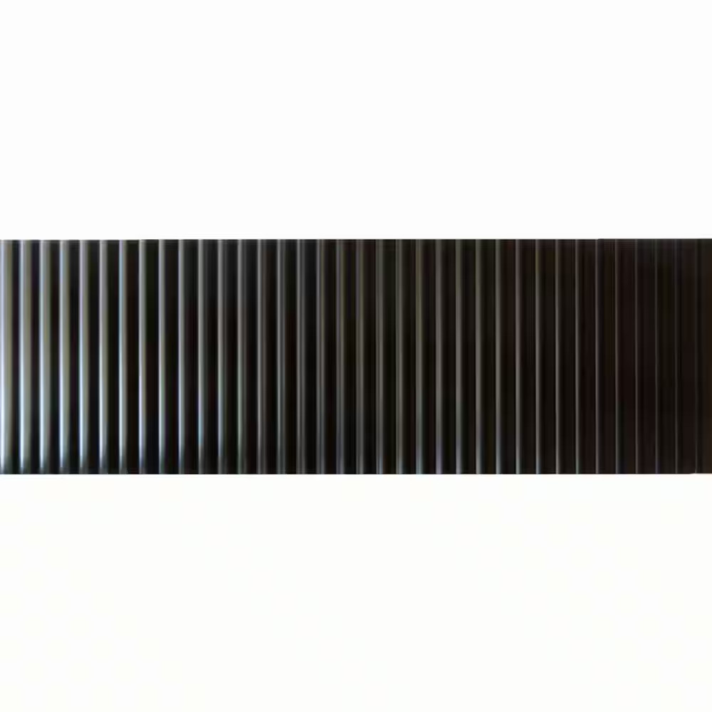 Imprint 11.81 In. X 35.48 In. Matte Black Ceramic Large Format Wall Tile (11.63