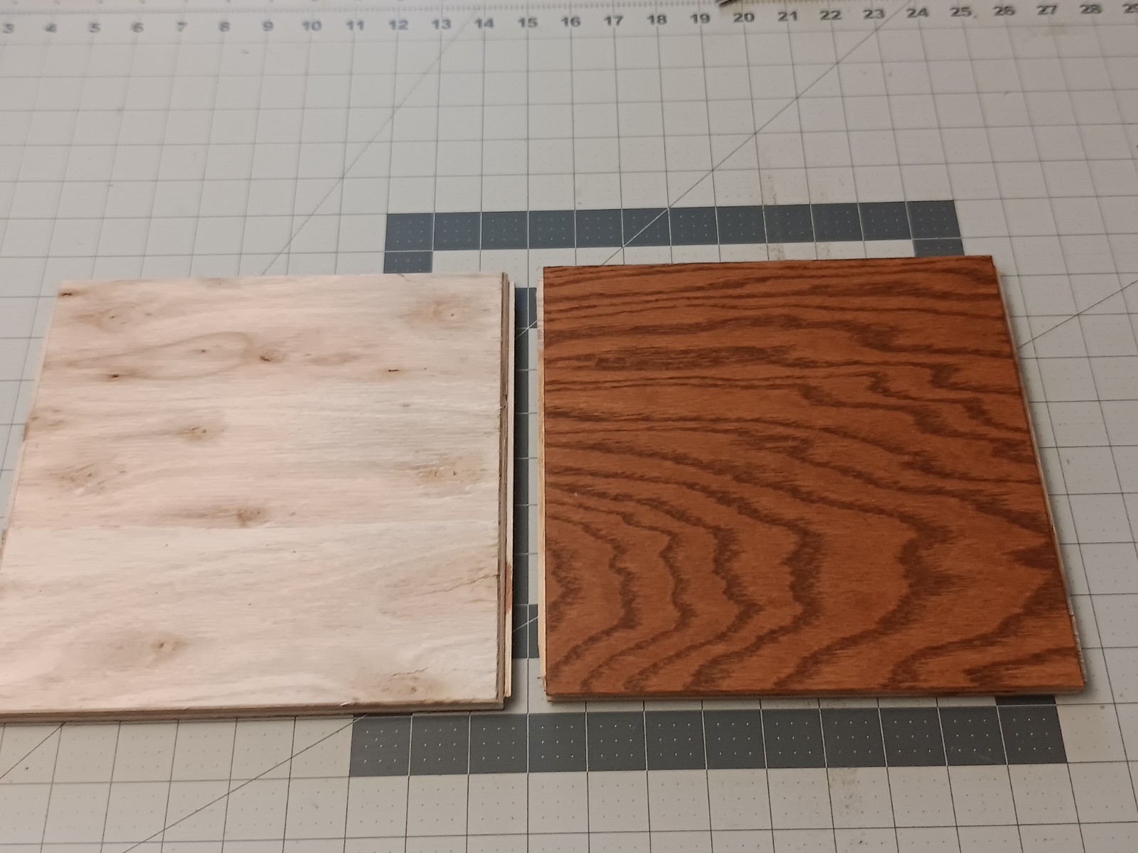 9 x 9 inch Red Oak Parquet Flooring Tile “GUNSTOCK” Premium Floor Prefinish NEW