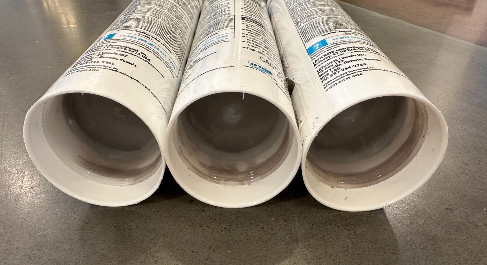3 Tubes of Laticrete Latasil Silicone Caulk Sealant ESPRESSO #6259 – EXP 06/2022