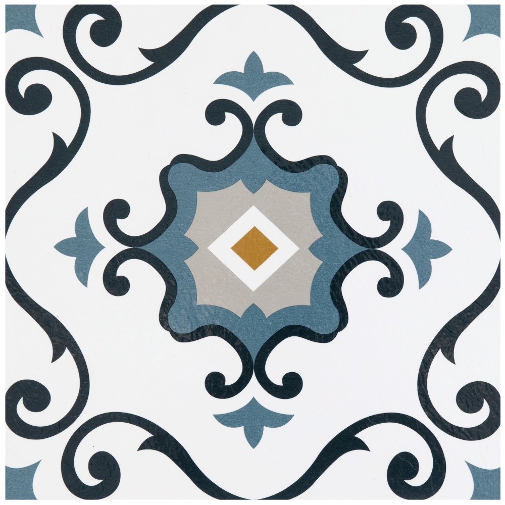 Achim Retro Self Adhesive Vinyl Floor Tile – 20 Tiles/20 Sq. ft., 12 x 12