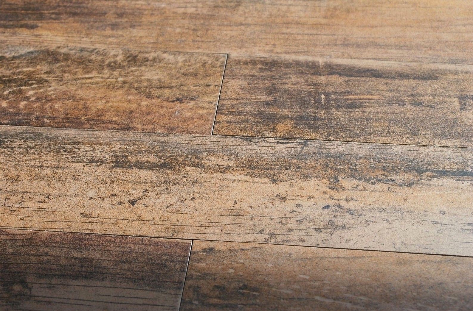 5×24 Rectified Wood-look Oak Porcelain Plank Field Tile Bath Floor (PER PIECE)