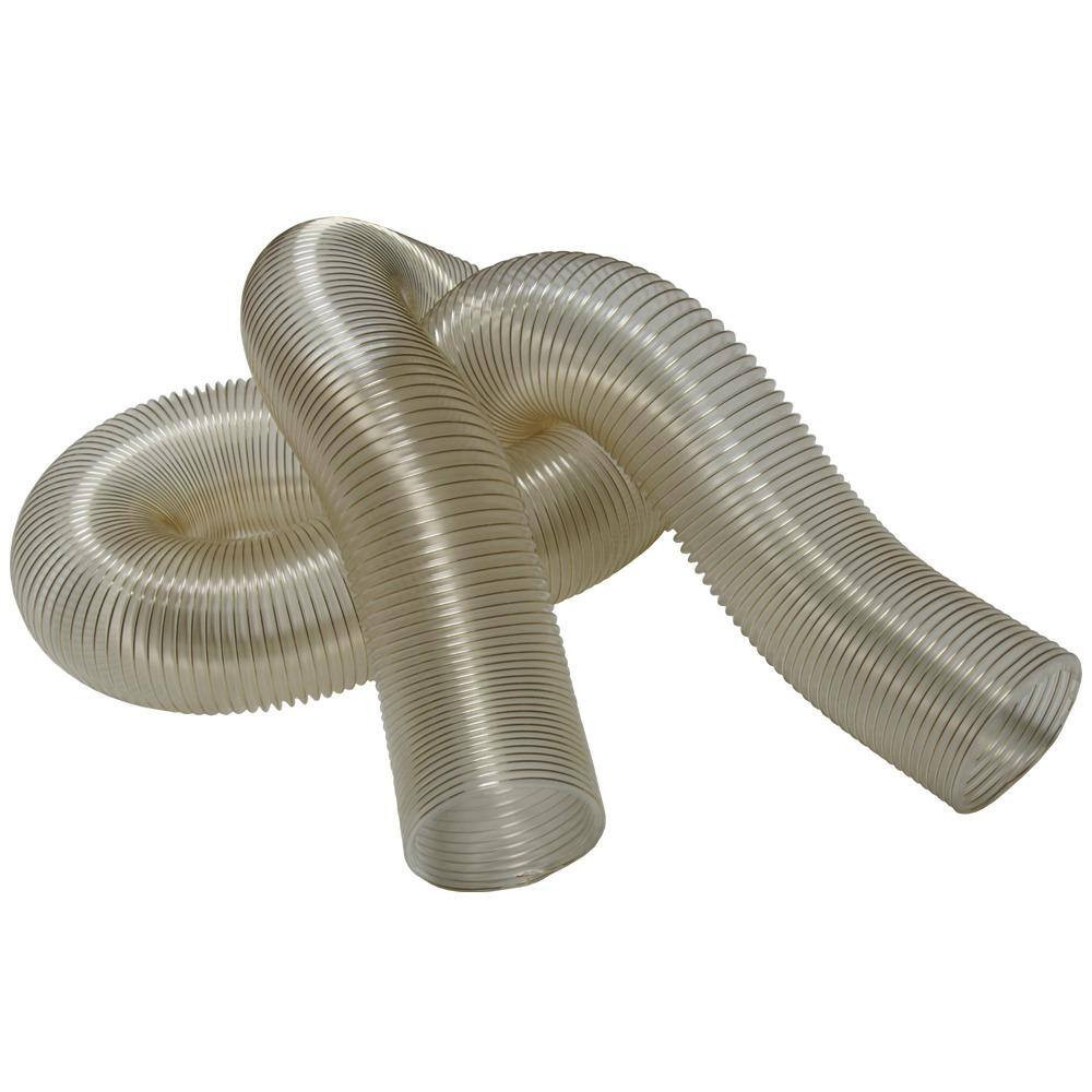 1.75 In. D X 25 Ft. PVC Coil General Purpose Flexible Ducting in Clear