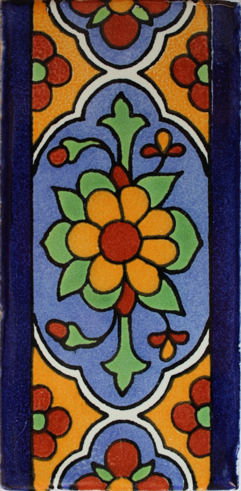 6″ x 3″ 8 pcs Villora Subway Mexican Clay Tile Handmade Talavera Backsplash