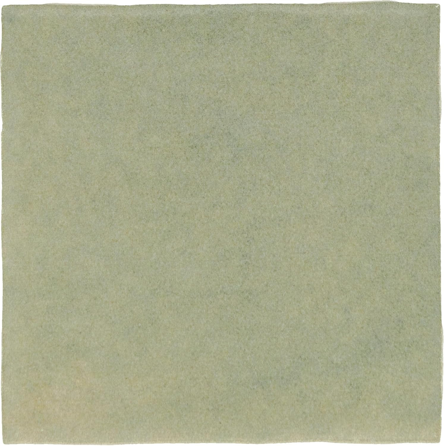 Zellige 4″ X 4″ Ceramic Wall Tile in Glossy Salvia (7.98 SQFT per Carton) (76 PC