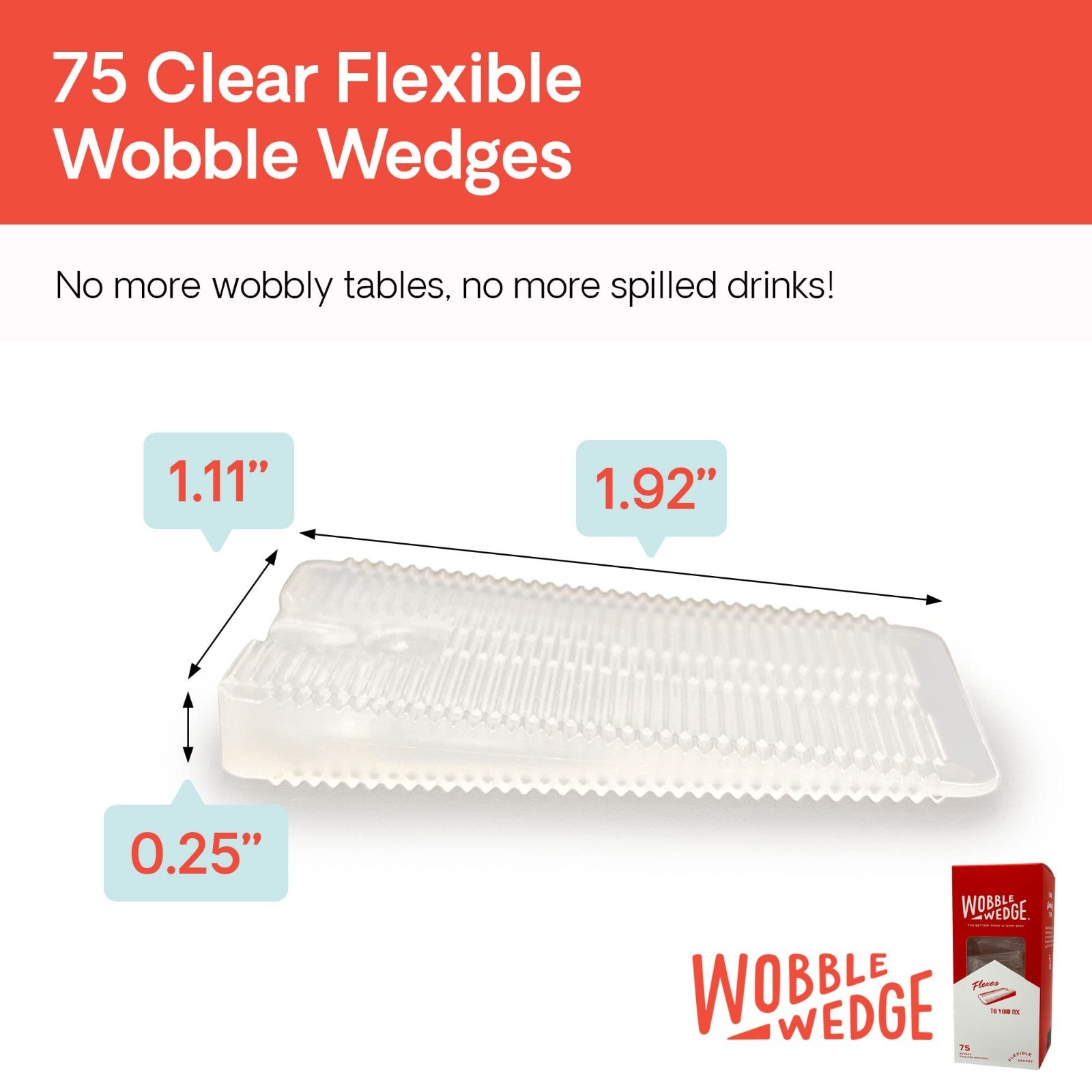Flexible Plastic Leveling Shims – Home Improvement Furniture & Appliance Wedges