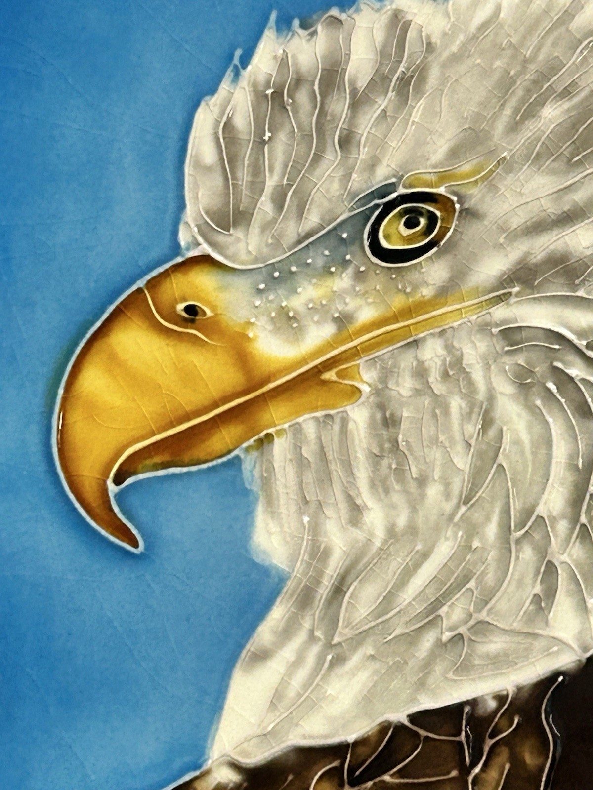 Bald Eagle Bird Backsplash 8×8 Decorative Wall Art Ceramic Tile